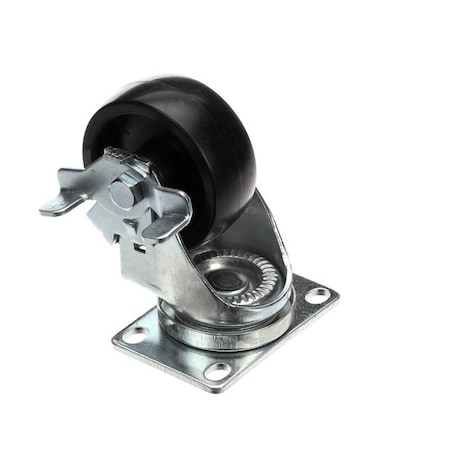 Continental Refrigeration Caster Flat Plate (3 W/ Brake) (4-5/16 Total Hgt 50216